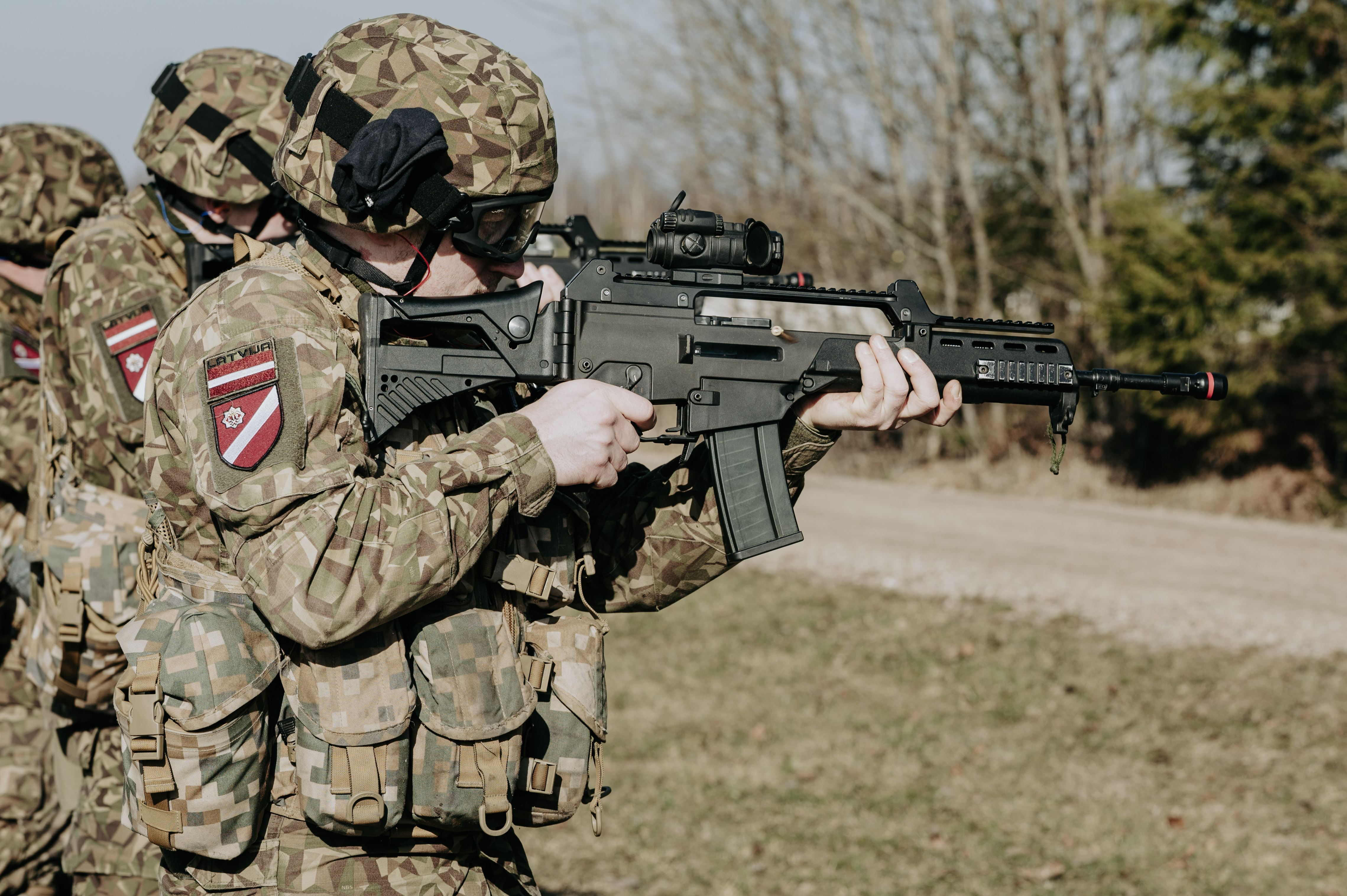 Zemessardzes 51. kājnieku bataljona mācības 