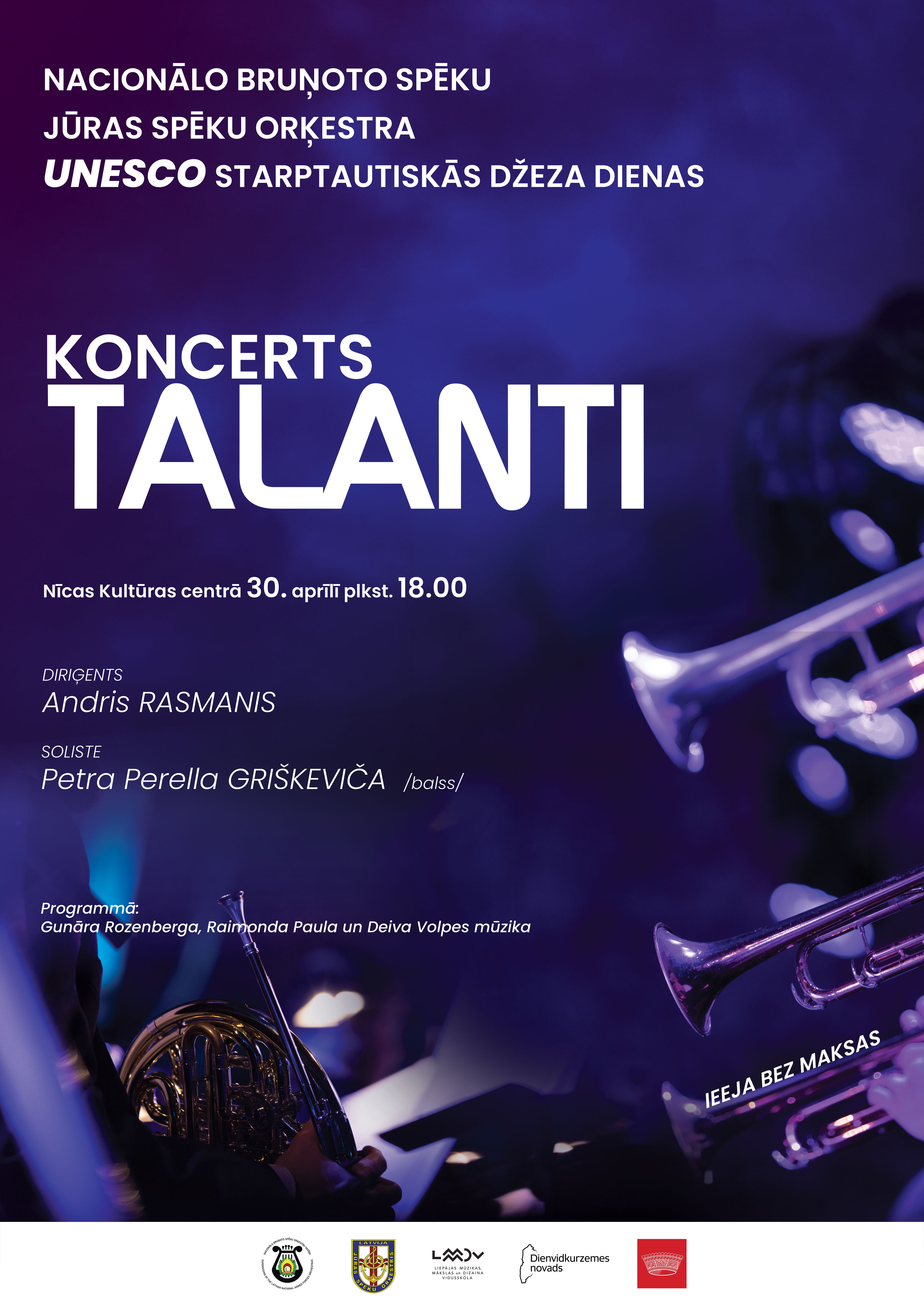 Nīcas kultūras centrā notiks Jūras spēku orķestra koncerts