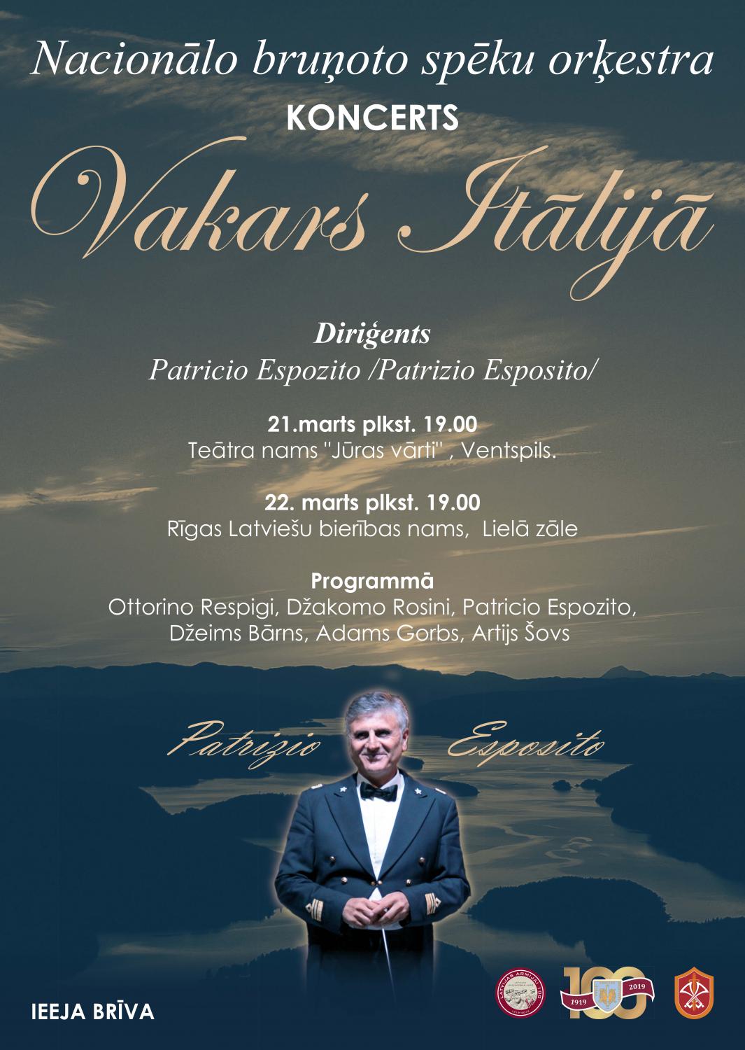 Koncerts Vakars Itālijā