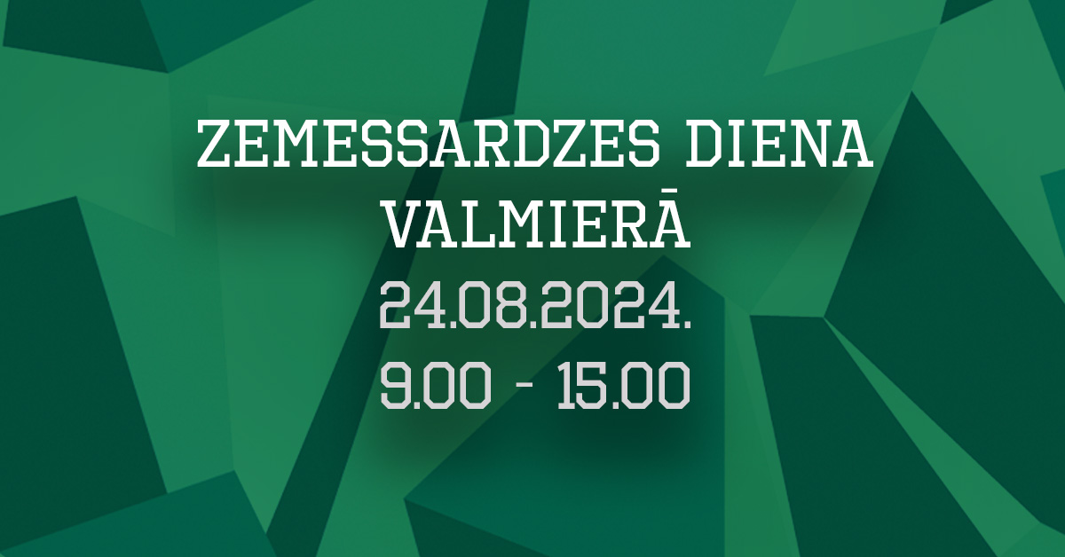 Valmierā notiks Zemessardzes diena