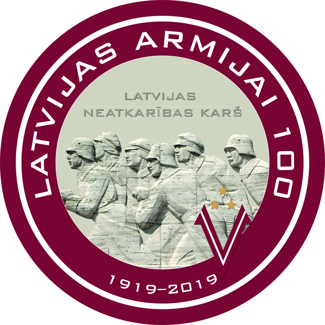 Latvijas armijai 100 logo