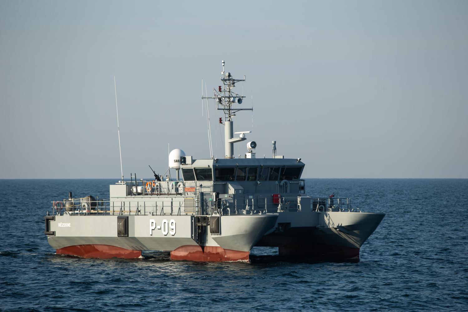 Patruļkuģis P-09 "Rēzekne" jūrā