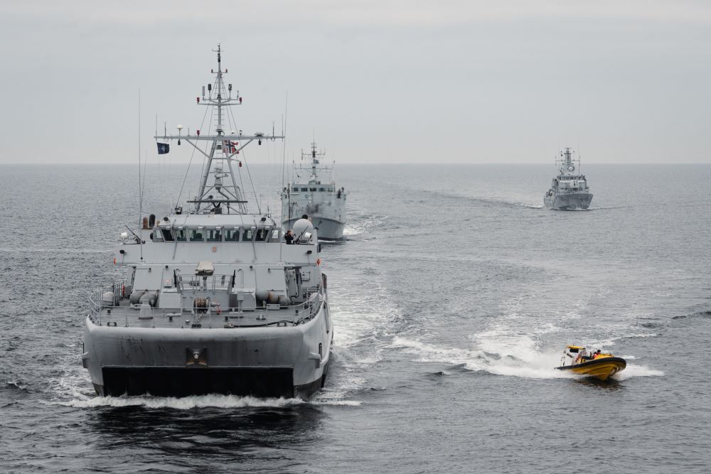 NATO 1. pastāvīgās jūras pretmīnu grupas kuģi ierodas Rīgā