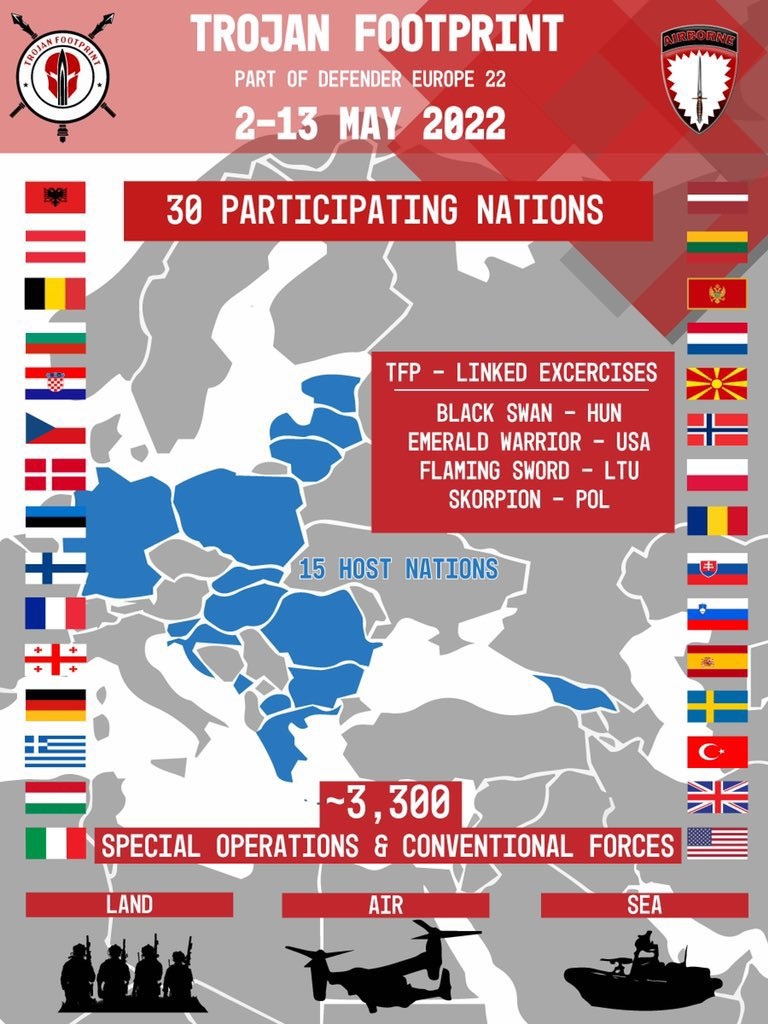 Latvijā notiks speciālo operāciju spēku mācības “Trojan Footprint 22”