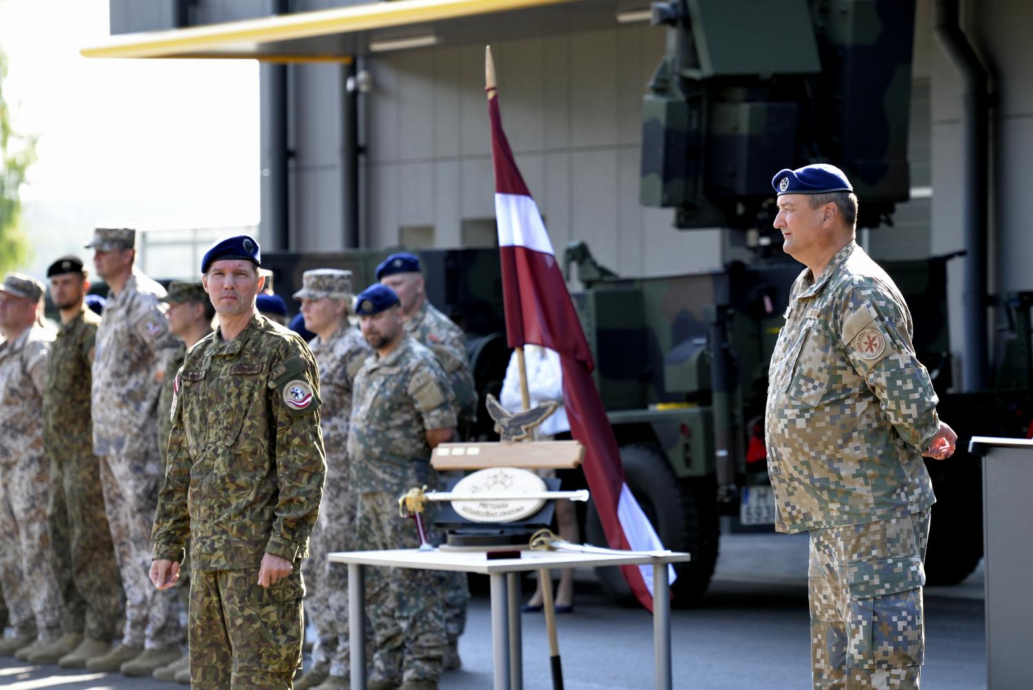 Gaisa spēku Pretgaisa aizsardzības diviziona komandiera maiņas ceremonija