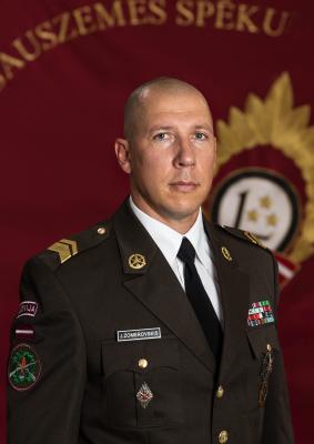 štāba virsseržants Jānis Zomerovskis