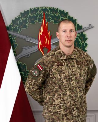 štāba virsseržants Jānis Zomerovskis