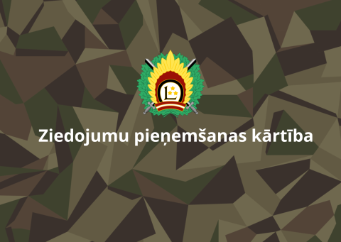 Ziedojumu pieņemšanas kārtība