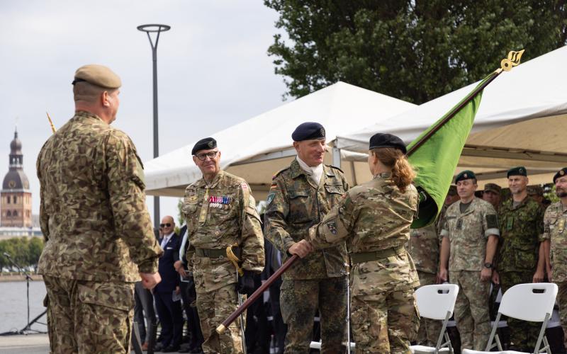  Multinational Division North first Change of Command ceremony