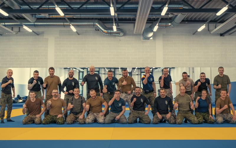 Militārās policijas Zemessardzes vienības zemessargi ikdienā iemaņas trenē kopā ar sabiedrotajiem