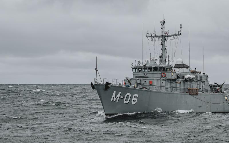 Jūras spēki piedalās starptautiskajās mācības “Baltic MCM Squadex 22”
